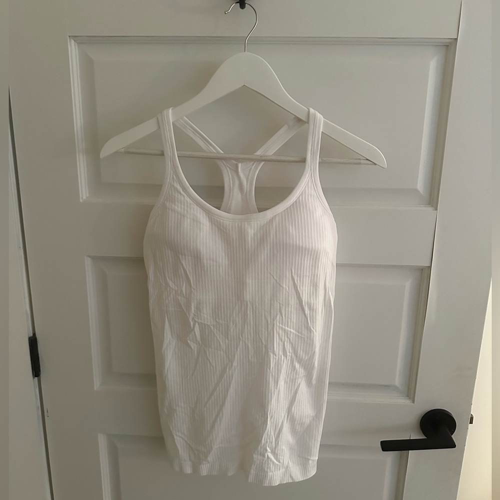 Lululemon Ebb Singlet in white